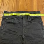 American Eagle  Next Level Stretch High Rise Shortie Black Rolled Raw Hem size 2 Photo 6