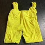 Free People Movement Wonderland Run Warmth Leggings Scrunch Small Neon Yellow Photo 4