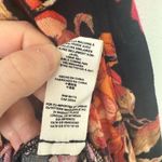 Free People Women’s 0 Tegan Red Floral Mini Dress Dark Romantic Flowers Photo 2