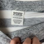 PINK - Victoria's Secret PINK size XS Victoria's Secret Striped Long Sleeve Tee with Sequin Dog Photo 2