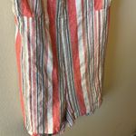 Bobi  Striped Open Back Tie Romper Size XS Photo 4