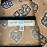 Mele Beach | Tan Patterned Longline Kimono Viscose Beach Wear One Size Size undefined Photo 2