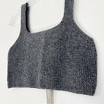 Everlane  The Cozy Stretch Wool Yak Blend Cropped Dark Gray Tank Size Medium NWT Photo 2