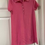 ZARA  Women's Basic Short Sleeve Short Knit Polo Dress Pink XS Photo 0