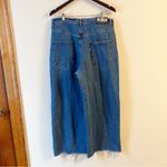 Minga London High Rise Wide Leg Butterfly Embroidered Jeans Size 8 Cotton 32” Blue Photo 4