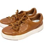 Kizik Vegas Walking Shoes Sneakers Womens Size 7.5 Brown Leather Casual Comfort Photo 0