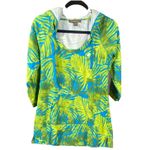 Tommy Bahama  Women's Small‎ Cotton Pullover Hoodie Palm Tree Hawaiian Tropical Photo 1