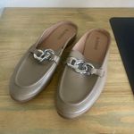 Blondo NWOT Brylee Slip On Water Resistant Leather Loafers Mules Tan Womens 10 Photo 2