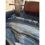 Loft  Modern Cuffed Crop Jeans Size 2P‎ Blue Denim Casual Petite Photo 2