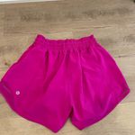 Lululemon  Hotty Hot High Rise Lined Short 4” in color Ripened Rasberry Photo 3