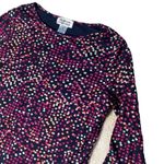 Style & Co  Multicolor Polka Dot 3/4 Sleeve Blouse | Size M Photo 2