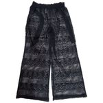XL 16/18 Elegant Black Crochet Pants Photo 6