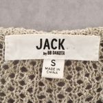 Jack by BB Dakota  Tan Linen Cotton Pullover Knit Preppy Sweater Small Photo 7
