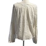 Doên White Embroidered Peasant Blouse Boho Cottagecore XS Photo 3