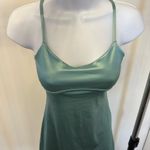 Altar'd State Altar’d State Spaghetti Strap Sleek Green Satiny Slip Bodycon Dress NWOT Photo 2