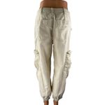 Urban Outfitters  BDG White High Waist Jogger Utility Cargo Trousers Pants Size M Photo 1
