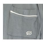 Born‎ Notch Collar Gray Blue Pajama Set Sz 2XL White Piping Detail Comfy Soft Photo 2