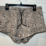 Betsey Johnson  Performance Printed Active Shorts Grey Size M Photo 0