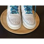 Nike Court Vision Low White Casual Shoes Sneakers Size 6.5 Women's Painted*** Photo 2