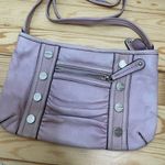 B‎ MAKOWSKY Crossbody Bag Purse Blush Petal Pink Studded Leather Shoulder Photo 3