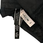 Victoria's Secret Victoria’s Secret‎ Size M Strapless Corset Tank Top Black Lace Mesh Crop New Photo 2