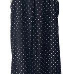 Ann Taylor Black Polka Dot Ruffle Shift Dress Preppy Career Coquette Photo 0