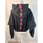 Free People  FP Movement Snow Flow Hoodie Black Combo Sz M Photo 3