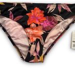 Shade & Shore Suncoast Cheeky Bikini Bottom Black Floral Tropical NWT S Photo 1