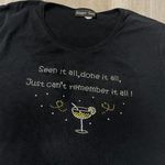 Vintage Y2K Rhinestone Long Sleeve Shirt Black Photo 1