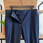 Loft  Marisa Skinny Velveteen Polka Dot Mid-Rise Dress Pant Trouser, 12 Photo 7