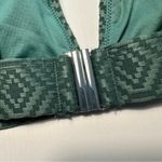 Cupshe  WOMEN’S PATTERN PLUNGE NECK BIKINI TOP SIZE S Photo 2