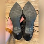Fioni  | black pointed lace tie pumps, Size 8 Photo 2