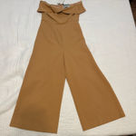 Lavish Lice Lavish Alice Tan Midi Strapless Jumpsuit Size 10 Photo 0