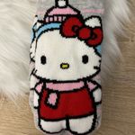 Hello Kitty Womens Fuzzy Babba Long Cozy Warmer  Slipper Socks NWT Photo 2