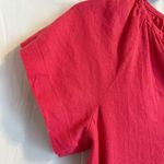 Universal Threads Universal Thread Pink Linen Blend V-Neck Babydoll Mini Dress Women’s Sz Small Photo 2