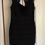 Enfocus Studio NWT 🔥  Black Cut Out Tiered Bodycon Dress size 6 Photo 0