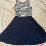 Maurice's Maurice’s blue and white striped tank top style a-line dress Photo 2