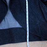 Vintage PAT HARDISON Western Applique Denim Jean 80s 90s Batwing Dolman Open Jacket Coat Kimono Cardigan Duster Western Geometric Oversize Sz L Photo 5