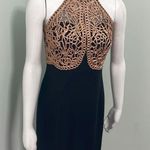 Alberto Makali  Black and Rose Gold Dress Photo 0