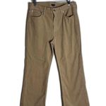 J.Crew Pants Womens 29 Khaki Corduroy 5 Pocket Bootcut Flare Zip Fly Beige Photo 0