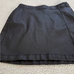 Indigo rising black pleather skirt large mini size medium party holiday cocktail Photo 2