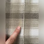 American Eagle Vintage Outfitters tan brown plaid thermal henley, size small Photo 2