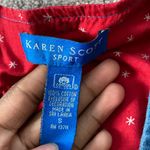 Karen Scott  Sport Christmas Bear Print Vest SIZE S Photo 1