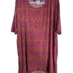 LuLaRoe Women's  Burnt Orange Floral Irma Blouse Scoop Shirt Size Med EUC #7534 Photo 0