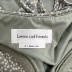 Lovers + Friends  Maysen Bodysuit Top in Sage Dot Cottage-core Coastal Size M Photo 7