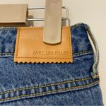 Avec Les Filles  Straight Leg Distressed Jeans Photo 8