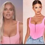 House Of CB frangelica pink corset. Size Xs  Seen on khloe kardashian. Photo 13