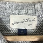 Universal Threads Universal Thread Tunic Sweater Womens XS Gray Colorblock Oversized Fuzzy Cozy Photo 4