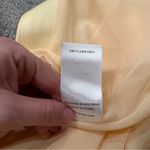 Misha Dawn Italian Straw Yellow Dress US 2 Photo 5