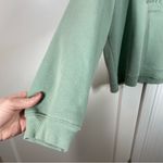 White Fox Boutique  Santa Monica Sweatshirt in Sage green Photo 4